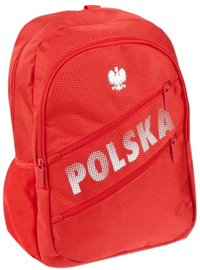 Starpak Mokyklinė kuprinė Polska raudona