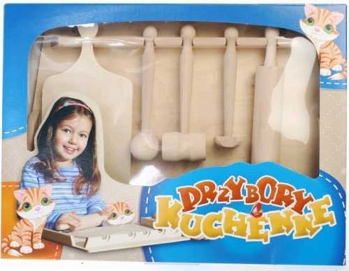 Magiera Dideli mediniai virtuvės reikmenys dėžutėje - MAGIERA ZKD