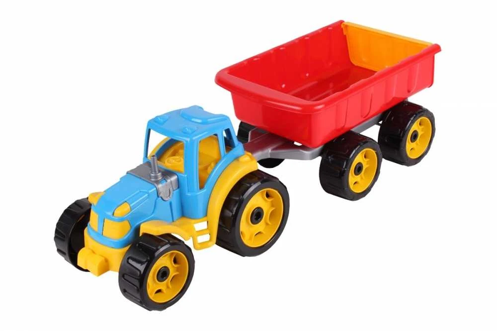 Technok traktorius su priekaba 54 cm