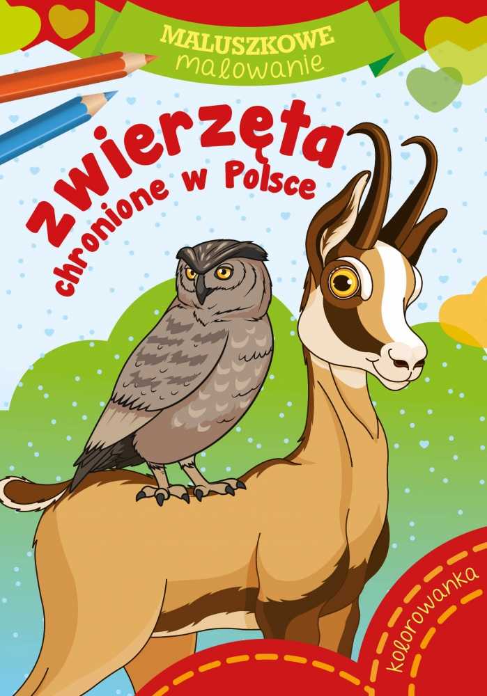 Skrzat Wydawnictwo Skrzat Vaikų tapyba. Lenkijoje saugomi gyvūnai