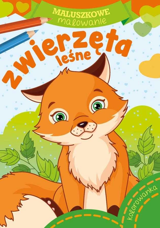 Skrzat Wydawnictwo Spalvinimo knygelė A5 Mažylių tapyba. Miško gyvūnai SKRZAT 157617 SK