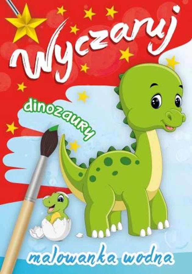 Skrzat Wydawnictwo Piešimo ant vandens knyga A4 Suburkite dinozaurus SKRZAT 154326