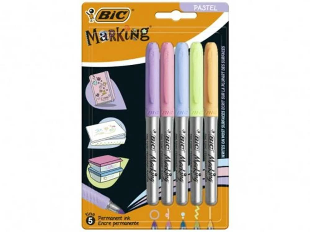 Bic MARKER PERMAN OKR 5KOL BC PAST B/C