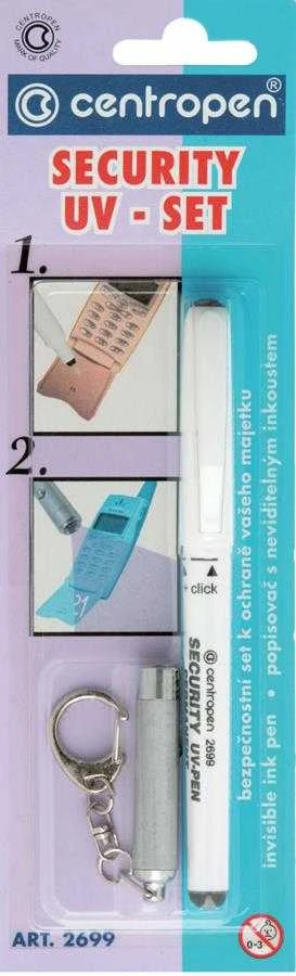 Centropen Centropen, rašiklis 2699, UV, 1vnt, 0,6-1mm, specialus permanentinis rašalas, kaina už 1vnt