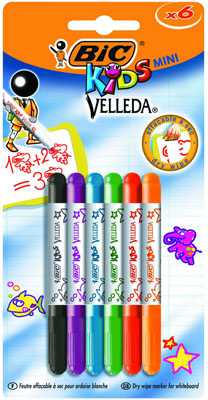 Bic Markery Mini Kids Velleda 6 vnt. (199921)