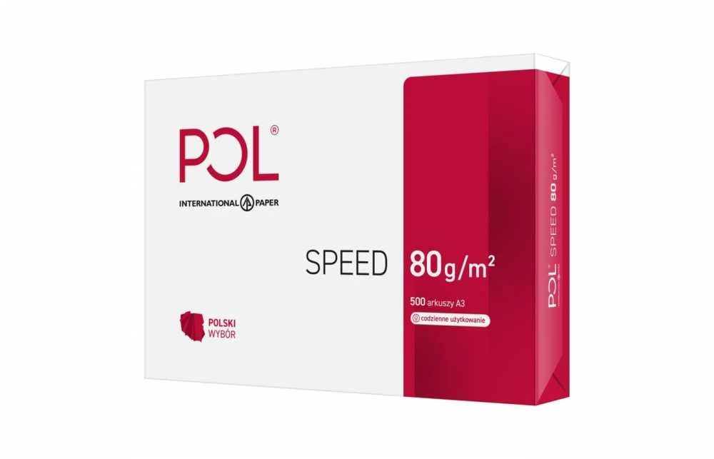 International Paper Tarptautinis popierius PolSpeed A3 kopijavimo popierius 80g 500 lapų