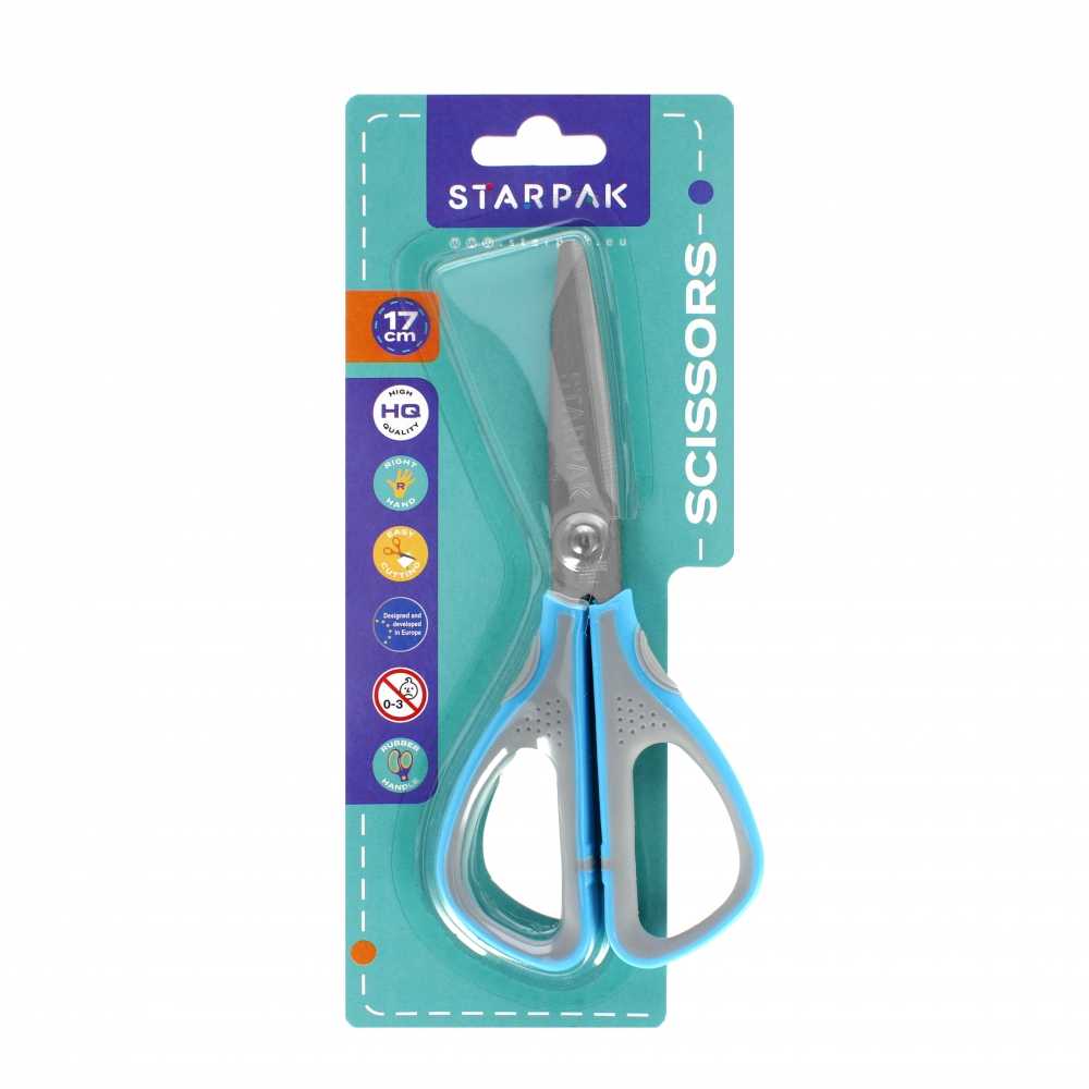 Starpak Metalinės mokyklinės žirklės 17cm