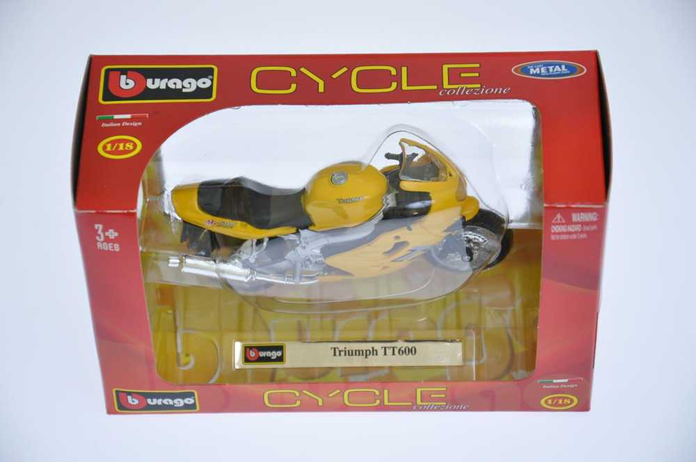 BBURAGO 1/18 motociklas, asort., 18-51030