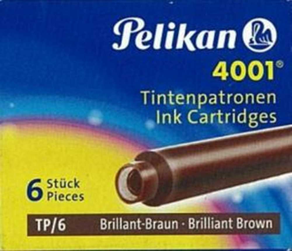 Pelikan Kapsulės TP/ 6 rudos