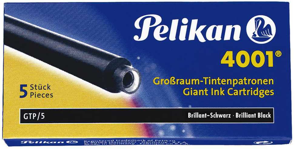 Pelikan Rašalo kapsulės GTP/5 mėlynos, ilgos