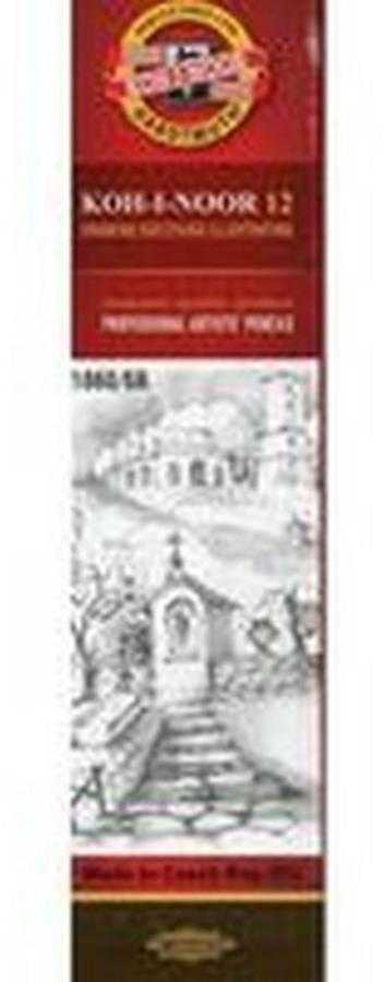 Grafitinis pieštukas 1860/Hb (12vnt) - Koh-I-Noor