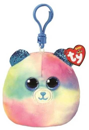 Raktų pakabukas TY Mascot raktų pakabukas TY Squish-a-Boos HOPE pastelinis meškiukas 8.5cm 39566