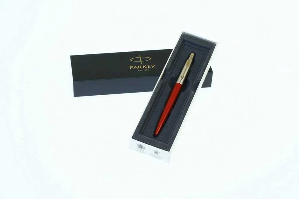 Automatinis tušinukas Parker Jotter Kensington Raudona CT. Su dovanų dėžute