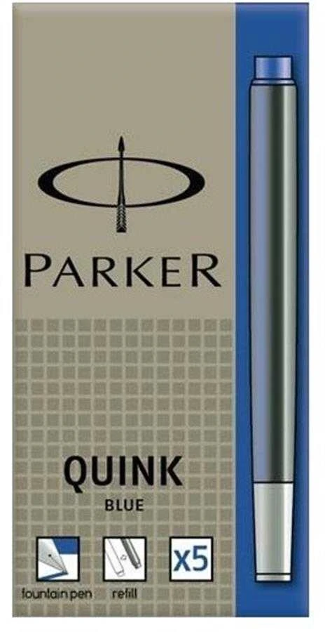 Rašalo kapsulės "Parker" ilgos 5vnt mėl.