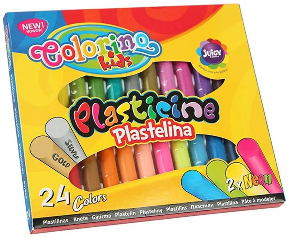 Plastilinas Colorino Kids 24 spalvų