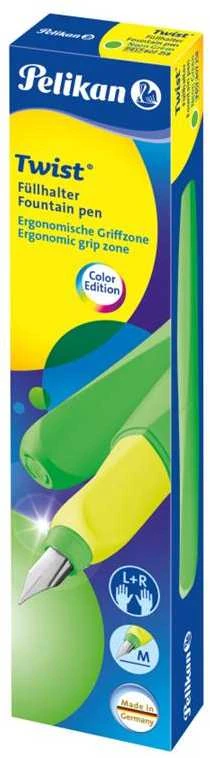 Pelikan Plunksnakotis TWIST P457M neon žalias