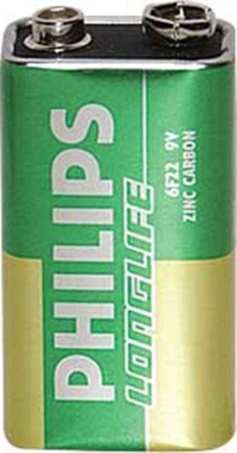 Philips 9V baterija stačiu kampu