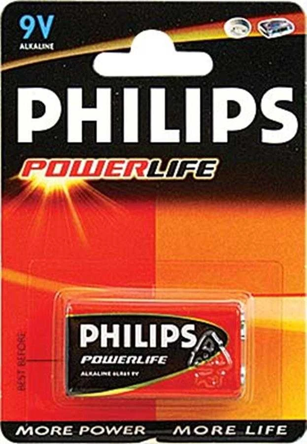 Philips Power Alkaline baterija 6LR61P1B/10