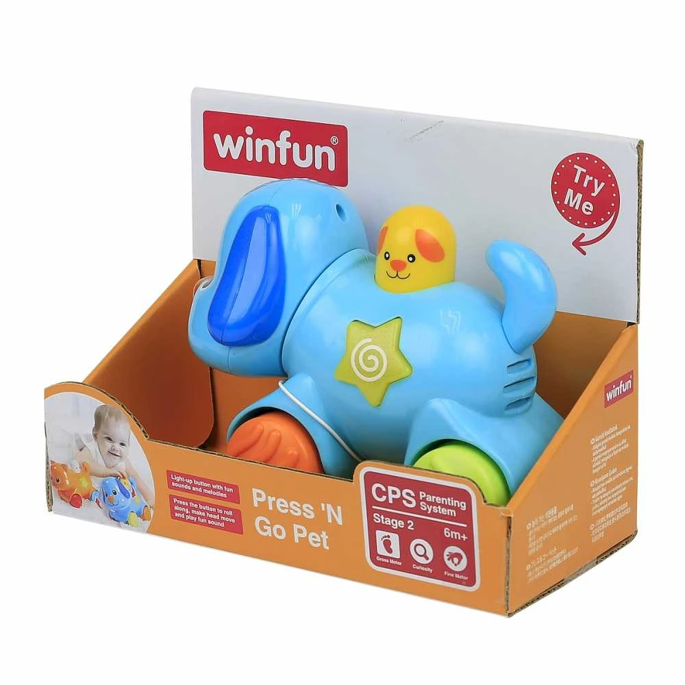 Smily Žaislas su šviesos efektais Winfun Šuniukas