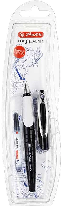 Herlitz My.pen M plunksnakočiai Juoda/balta