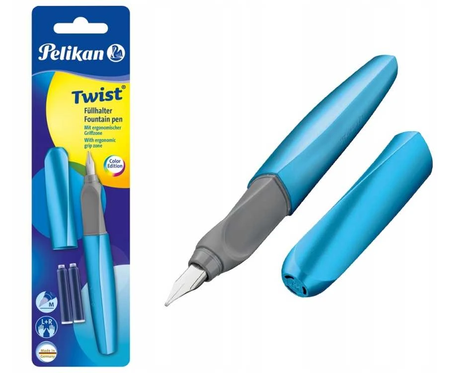 Pelikan Plunksnakotis TWIST P457M šv.mėlynas bli
