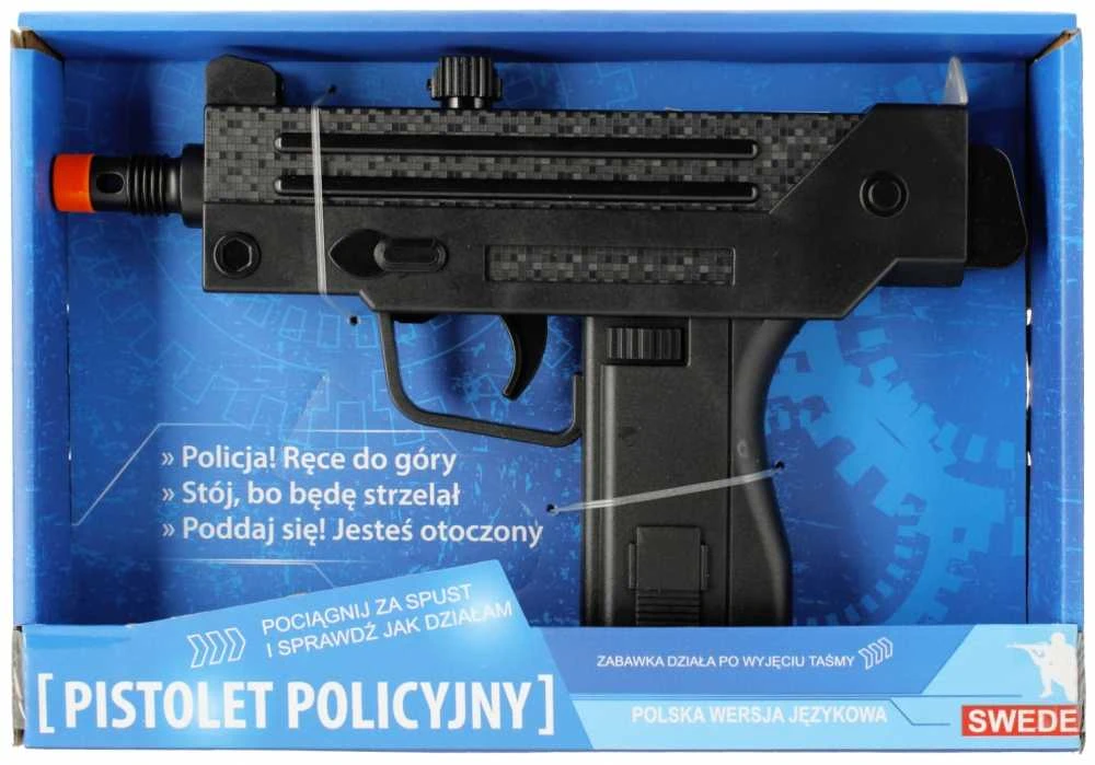 Swede Švedijos policijos pistoletas su lenkišku garso moduliu (G2239)