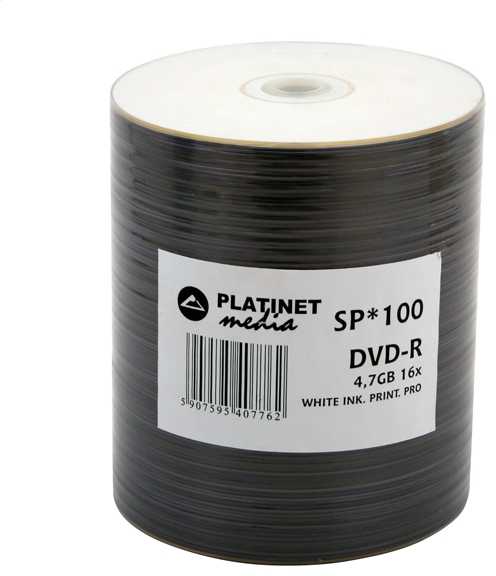 Platinet DVD-R 4,7 GB 16x100 vienetų (41012)
