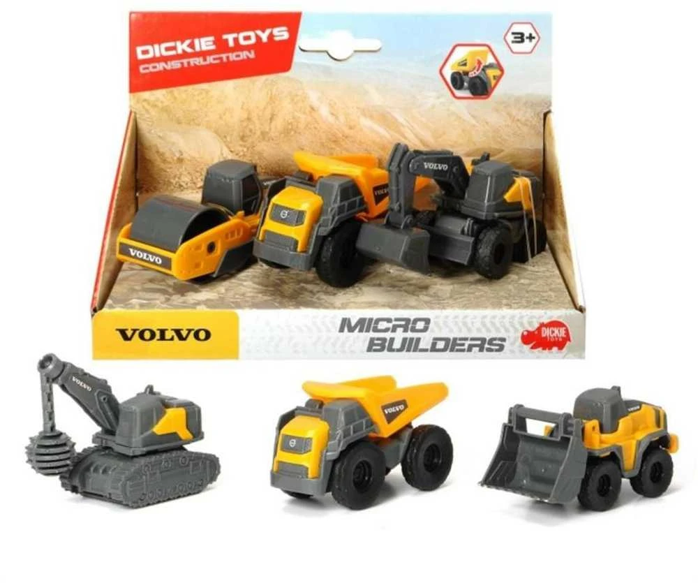 „Dickie“ statybos transporto priemonės „Volvo 3-PAK“