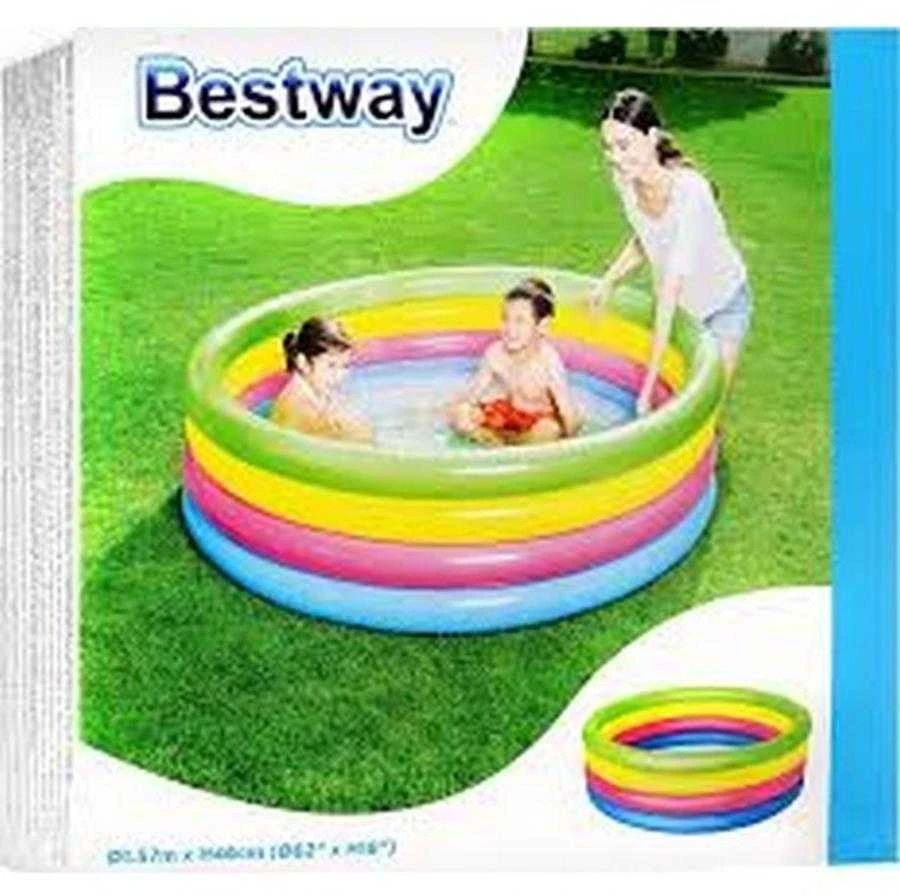 Pripučiamas baseinas Bestway Rainbow 157 cm x 46 cm, 51117