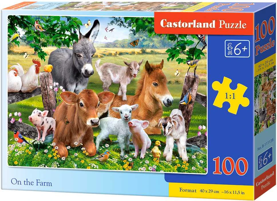 Castorland Dėlionė 100 vnt. - Ūkis