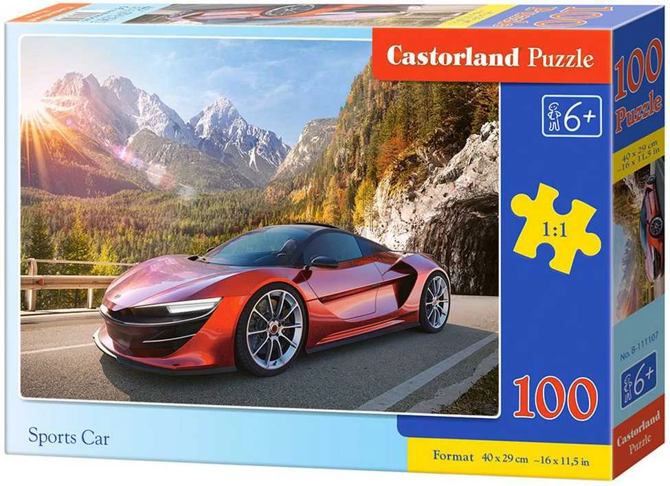 Castorland Dėlionė 100 vnt. - Sportinis automobilis