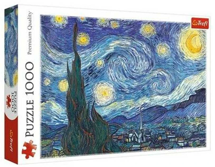 Trefl Dėlionė 1000 vnt. - Vincentas van Gogas: Žvaigždėta naktis