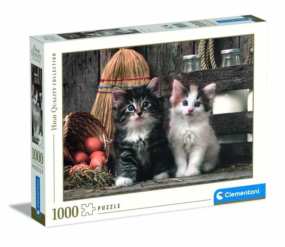Clementoni Dėlionė 1000 vnt. - Mieli kačiukai