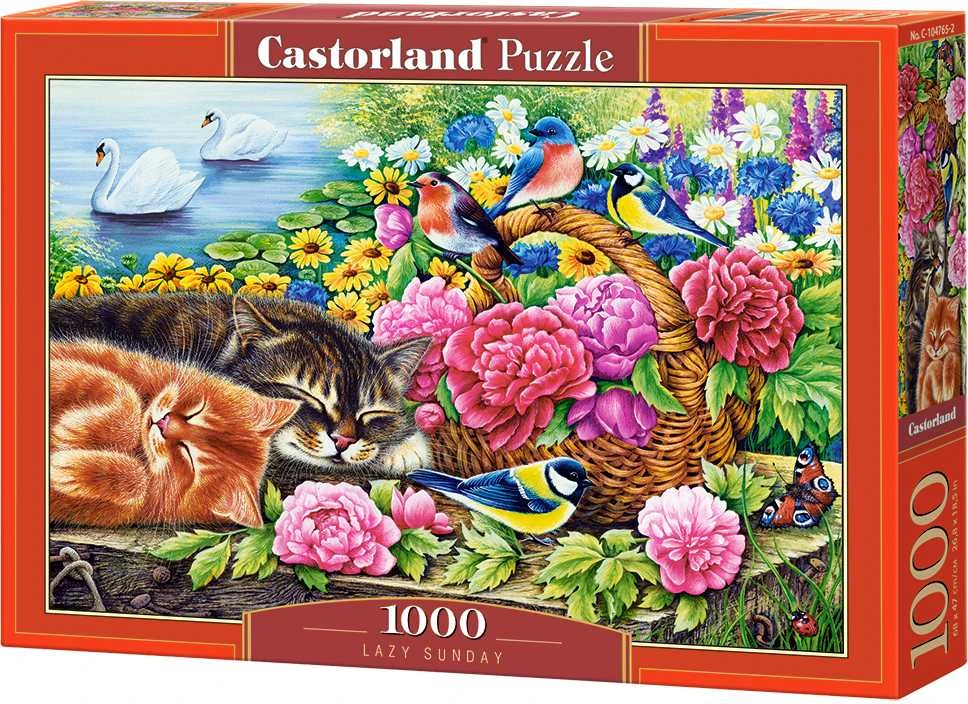 Castorland Dėlionė 1000 vnt. - Tingus sekmadienis
