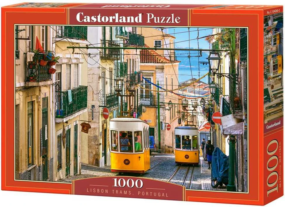Castorland Dėlionė 1000 vnt. - Lisabonos tramvajai, Portugalija