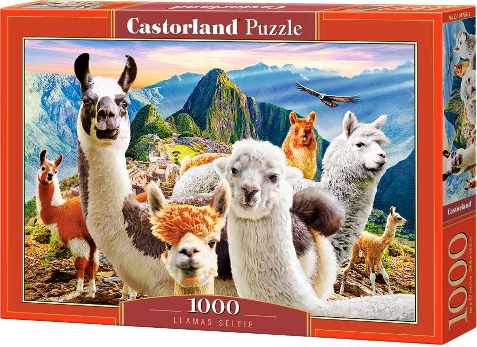 Castorland Dėlionė 1000 vnt. - Lamos