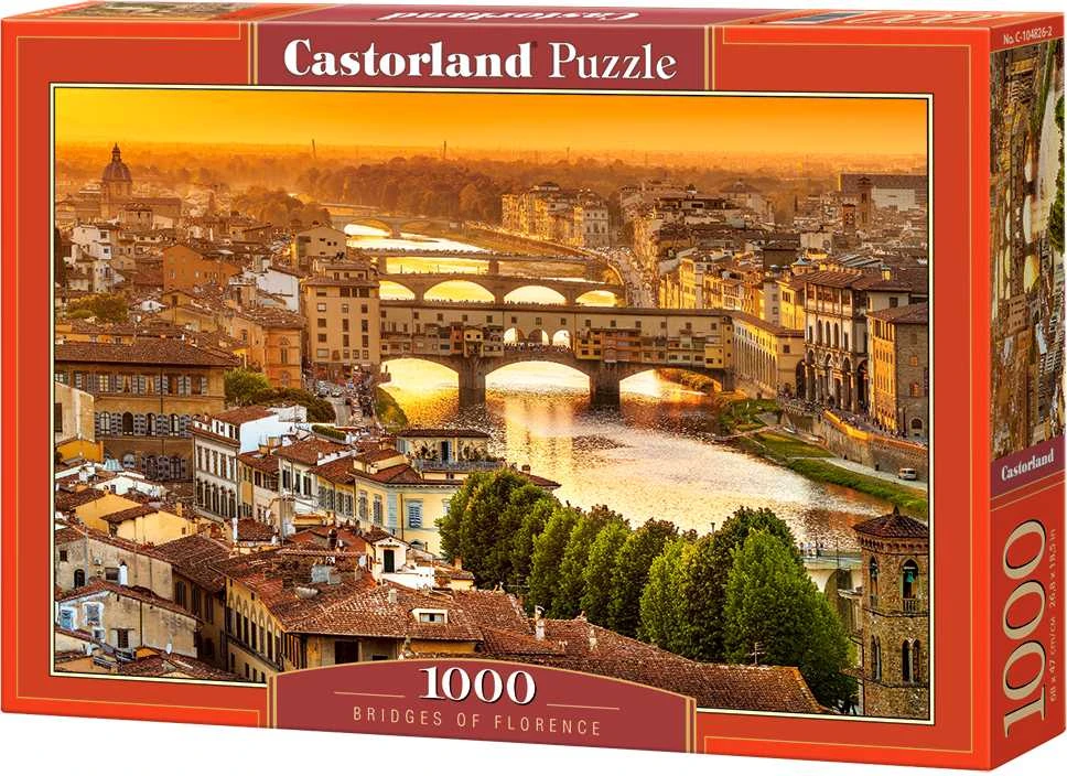 Castorland Dėlionė 1000 vnt. - Florencijos tiltai