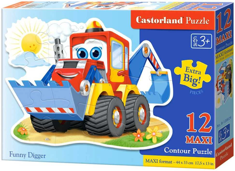 Castorland Dėlionė 12 vnt. - Traktorius