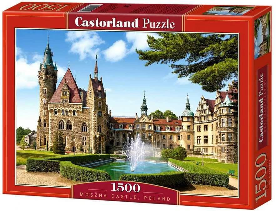 Castorland Dėlionė 1500 vnt. - Mosznos pilis, Lenkija
