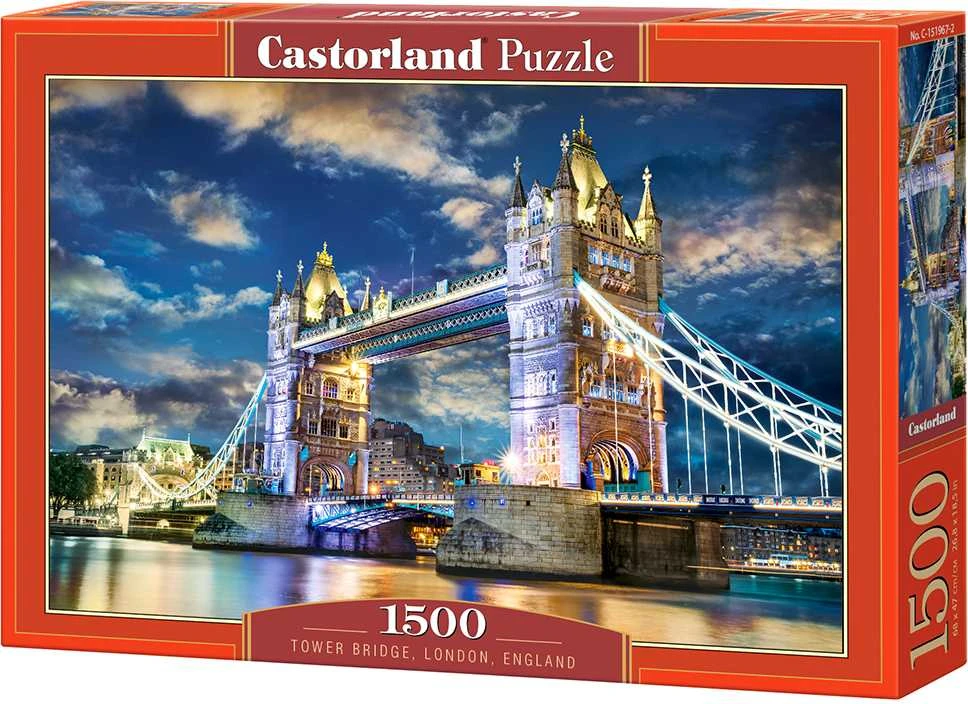 Castorland Dėlionė 1500 vnt. - Tauerio tiltas, Londonas