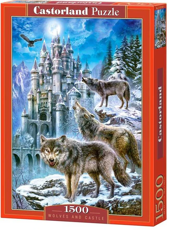 Castorland Dėlionė 1500 vnt. - Vilkai ir pilis