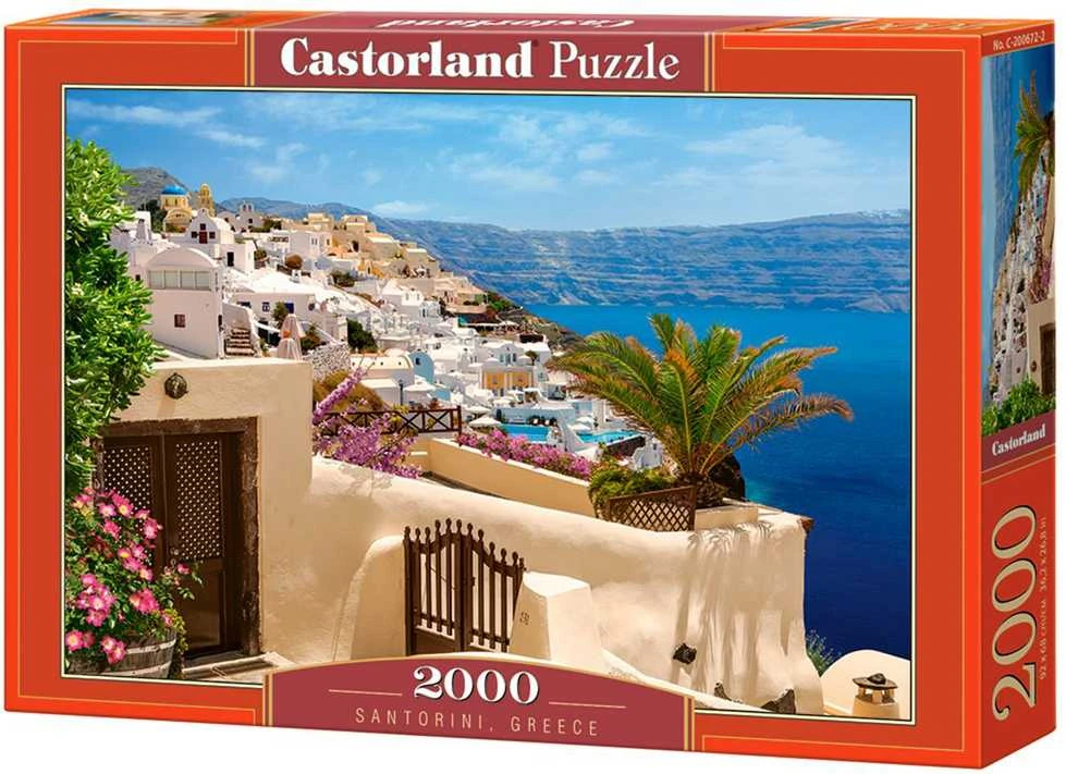 Castorland Dėlionė 2000 vnt. - Santorini, Graikija