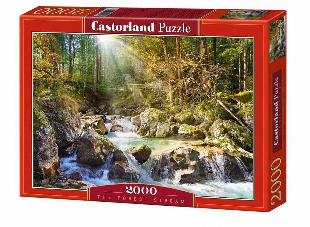 Castorland Dėlionė 2000 vnt. - Miško upelis