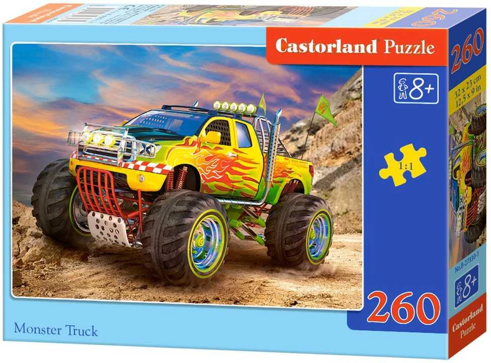 CASTORLAND dėlionė automobilis Monster Truck, 260d., B-27330-1