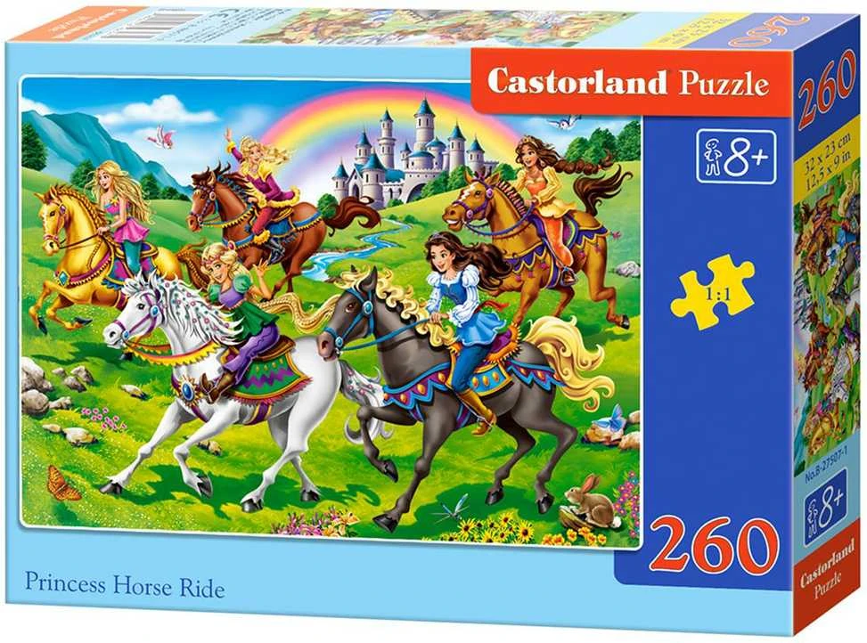 Castorland dėlionė PRINCESS HORSE RIDE 260 det.