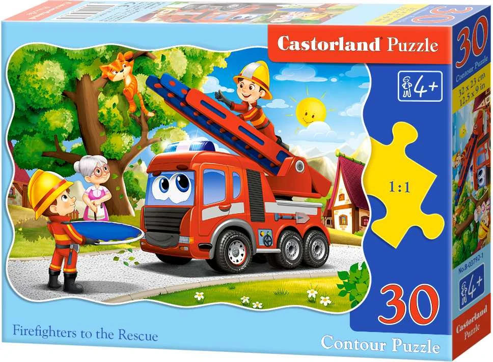 Castorland Dėlionė 30 vnt. - Ugniagesiai gelbėtojai