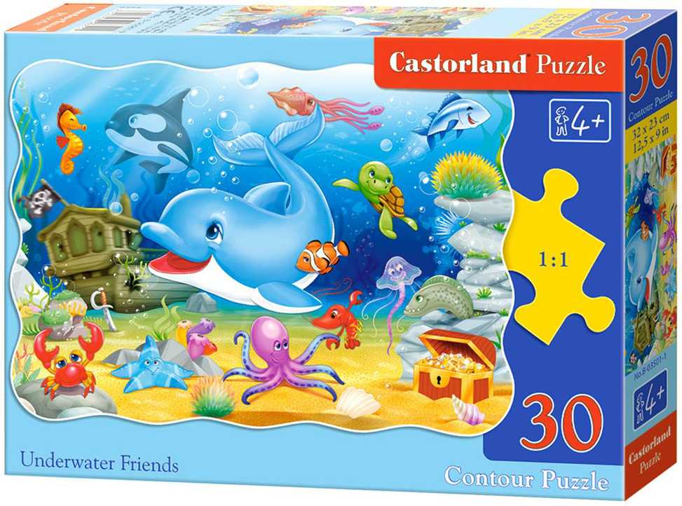 Castorland Dėlionė 30 vnt. - Povandeniniai draugai