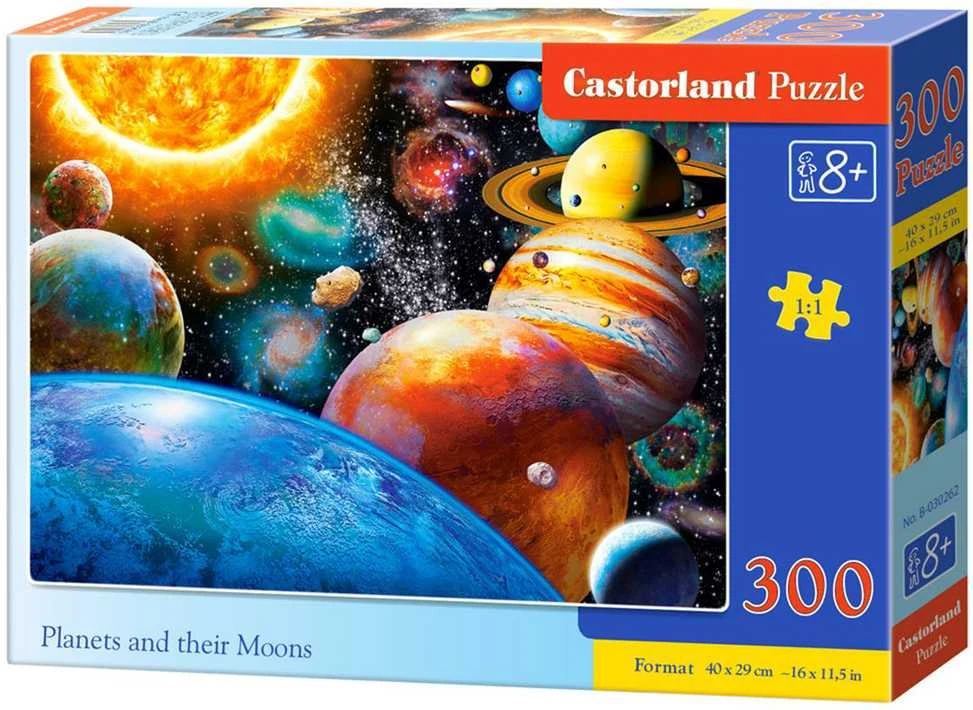 Castorland dėlionė Planets And Their Moons 300 det.