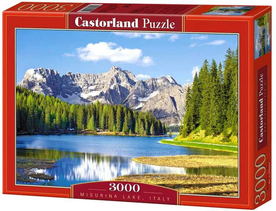 Castorland Dėlionė 3000 vnt. - Misurinos ežeras, Italija