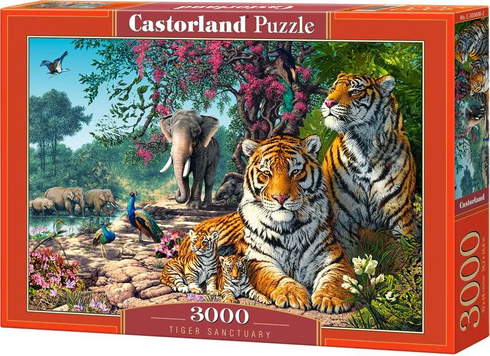 Castorland Dėlionė 3000 vnt. - Tigrai